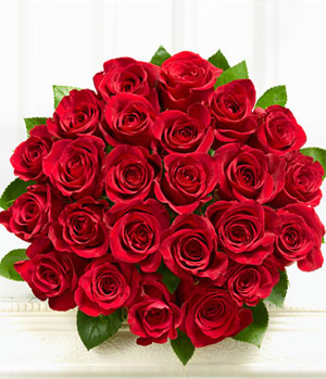 Two Dozens Red Roses Bouquet