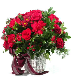 China florists - beautiful flowers basket arrangements