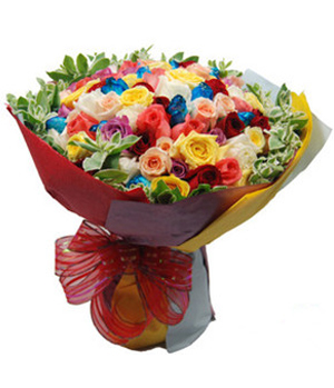 Flowers to China - Super 99 roses bouquet