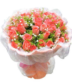 Flower Delivery China - 36 Pink Roses