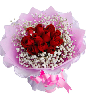 Flower delivery service in China, Red Roses For Love