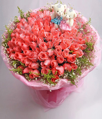 Send Flower to China, 99 Pink Roses